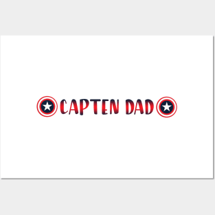 capten dad Posters and Art